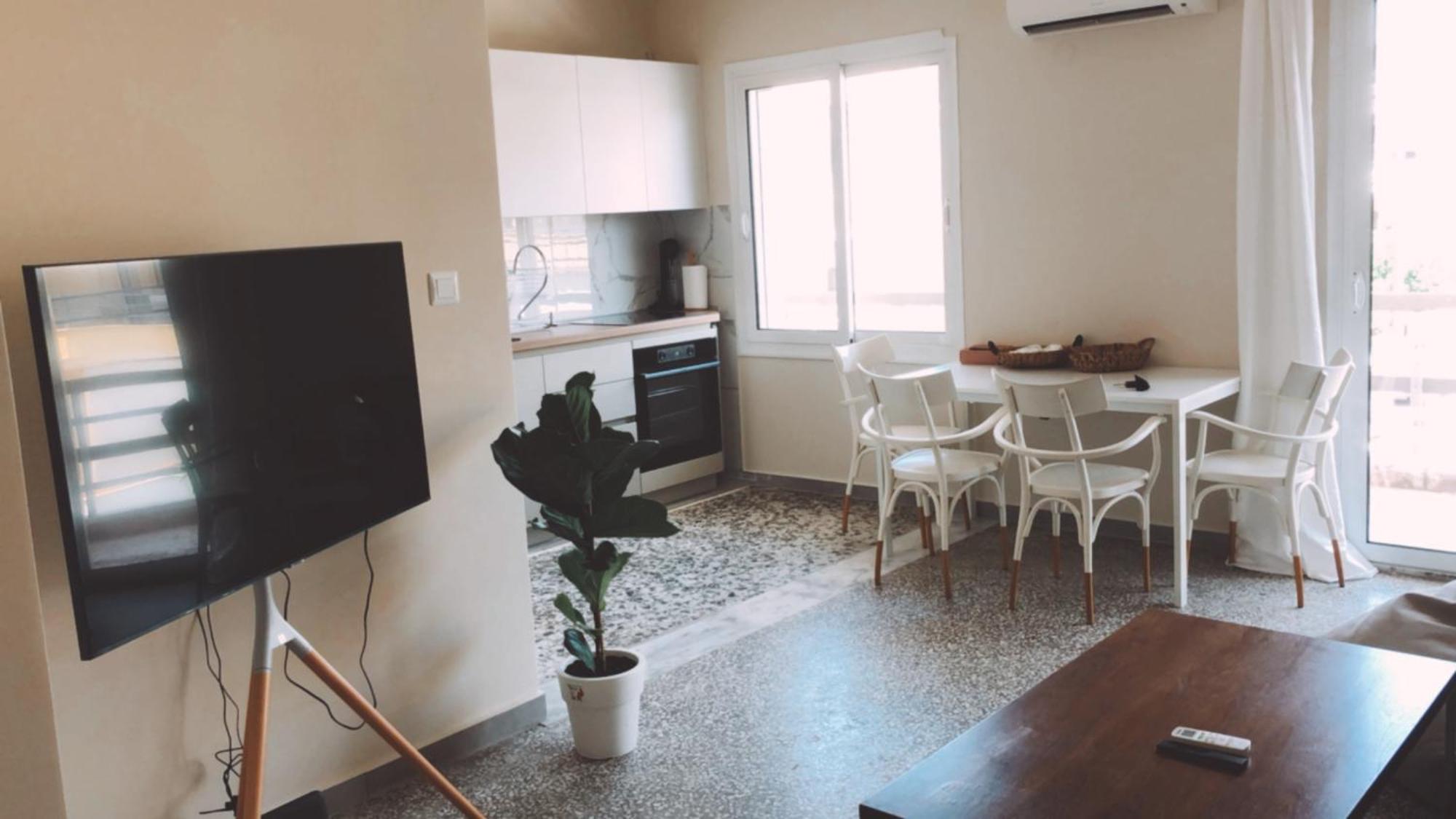 Mz Apartment Néa Péramos Dış mekan fotoğraf