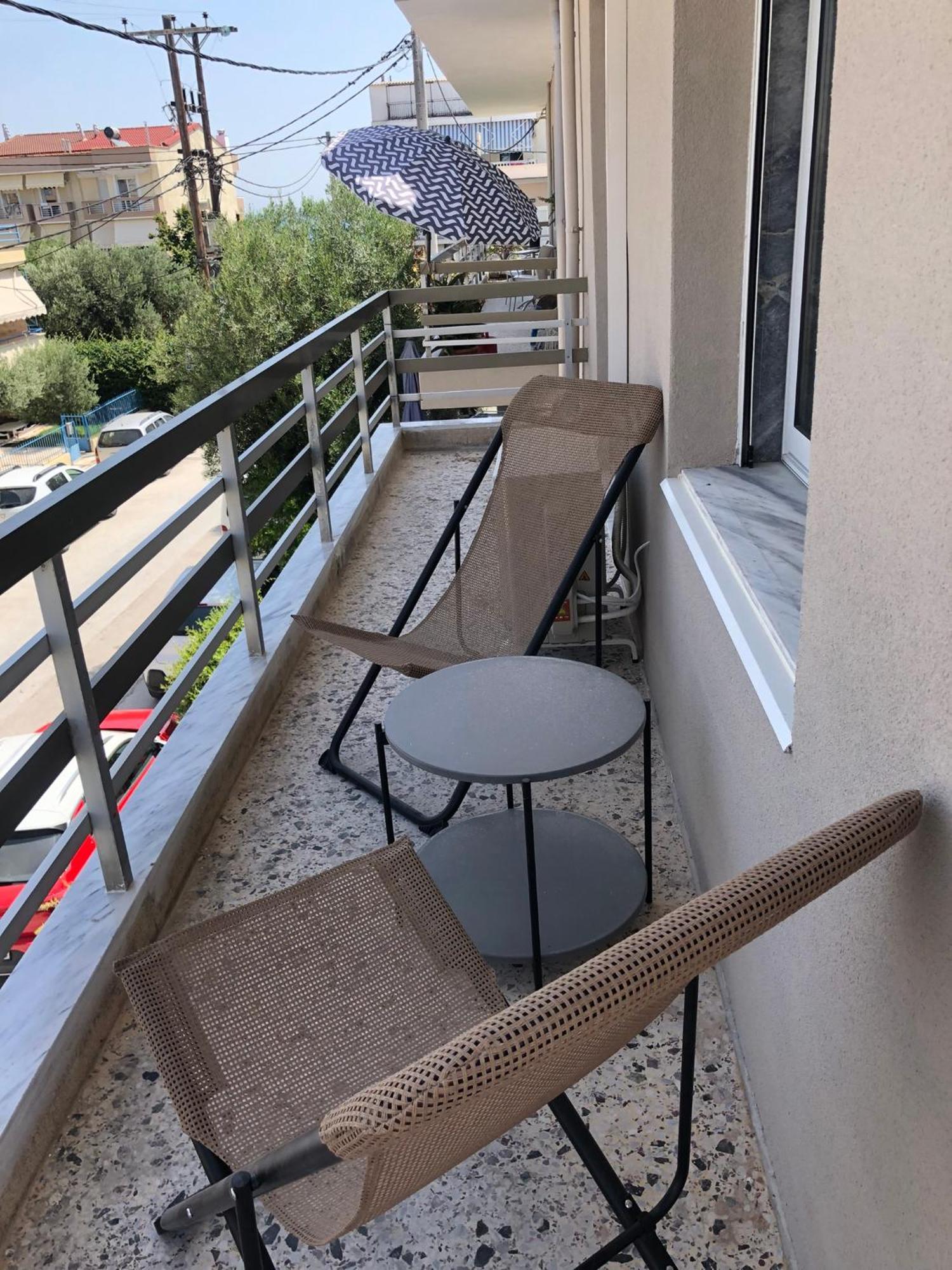 Mz Apartment Néa Péramos Dış mekan fotoğraf